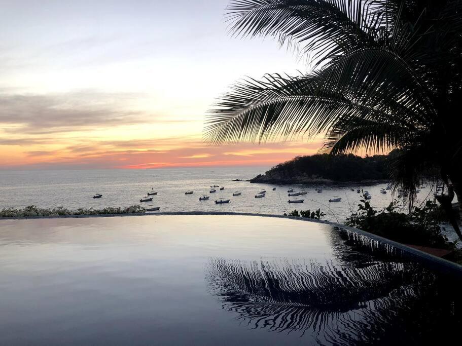 Infinity Pool With Spectacular Views Of The Pacific Ocean Puerto Escondido (Oaxaca)