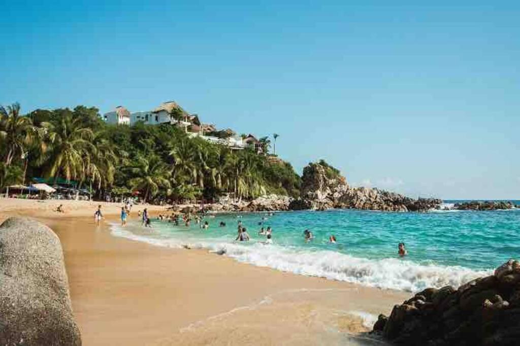 La Punta, 2 Bedroom Beach Bungalow With Private Pool & Starlink * Puerto Escondido (Oaxaca)