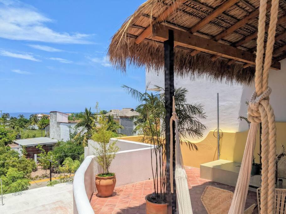 Penthouse -sky At Mikasa- Fast Wifi, King Bed, Ac & Pool * Puerto Escondido (Oaxaca)