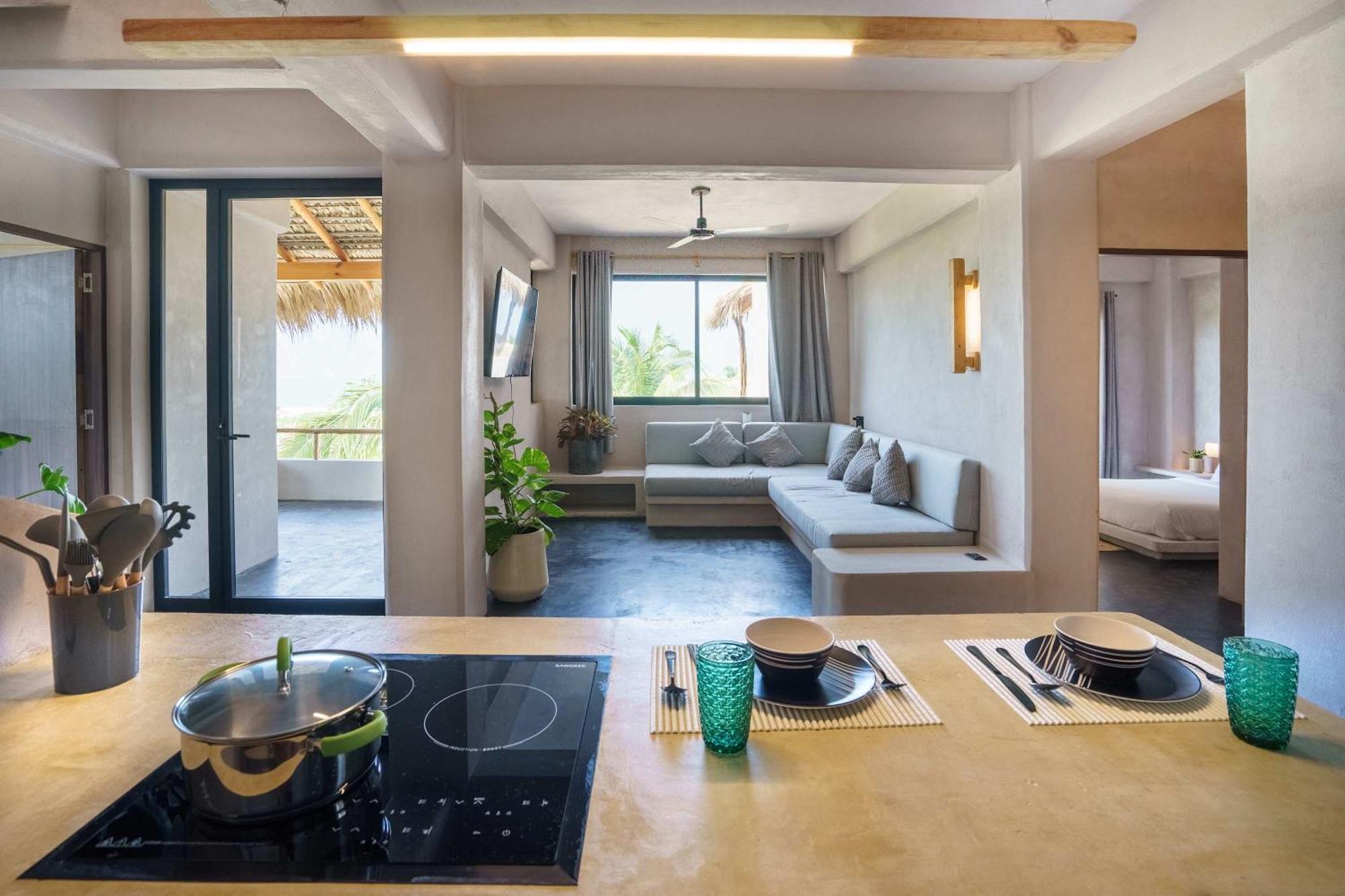 Casa Leah Puerto Escondido- Full Ocean View - Zicatela Boutique With 2 Bedrooms- Near La Punta-ac In Bedrooms -15