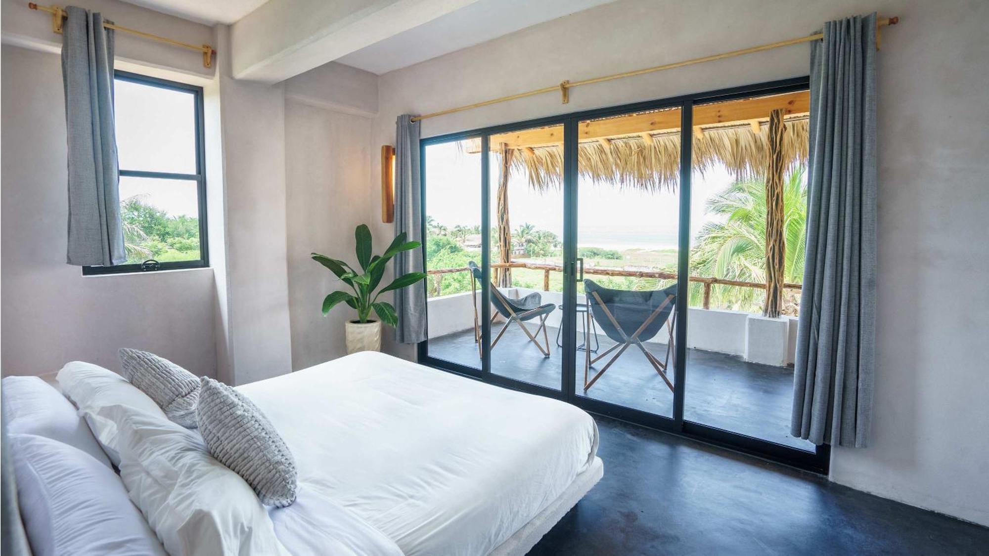 Casa Leah Puerto Escondido- Full Ocean View - Zicatela Boutique With 2 Bedrooms- Near La Punta-ac In Bedrooms -15 *